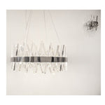 MONTE CARLO VÄGGLAMPA SILVER KROM