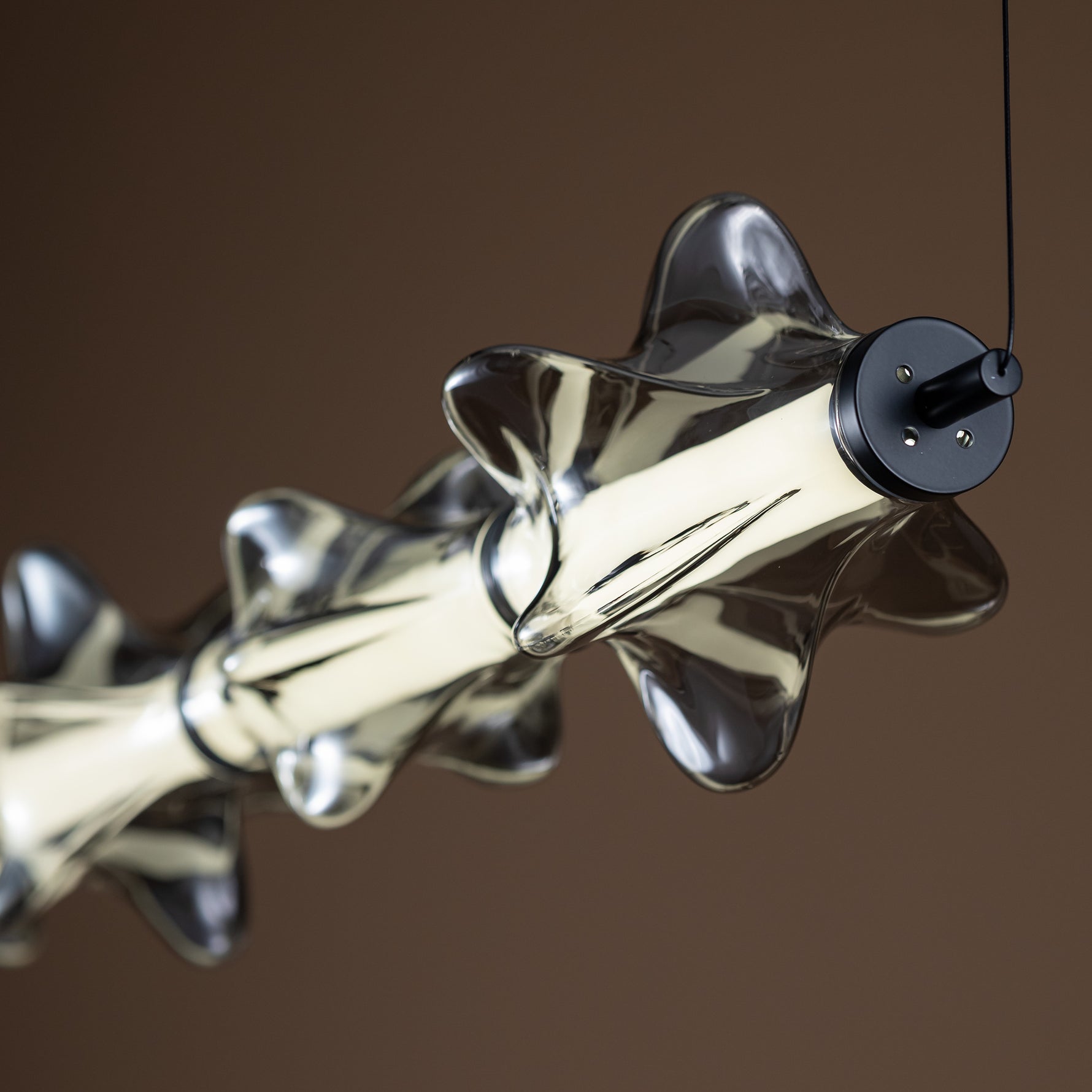 ÄLVA Svart Taklampa Pendellampa LED 30W