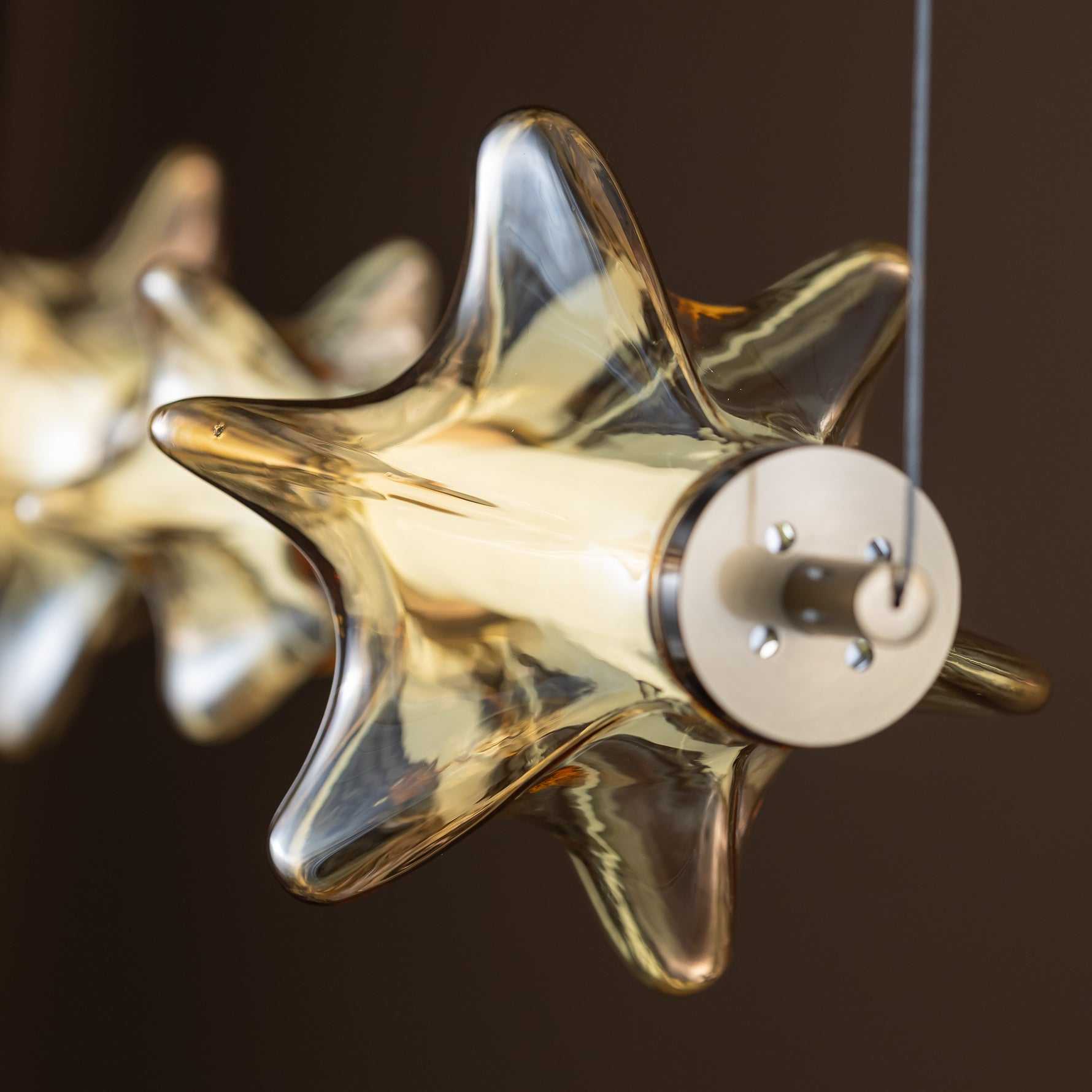 ÄLVA Mässing Taklampa Pendellampa LED 30W