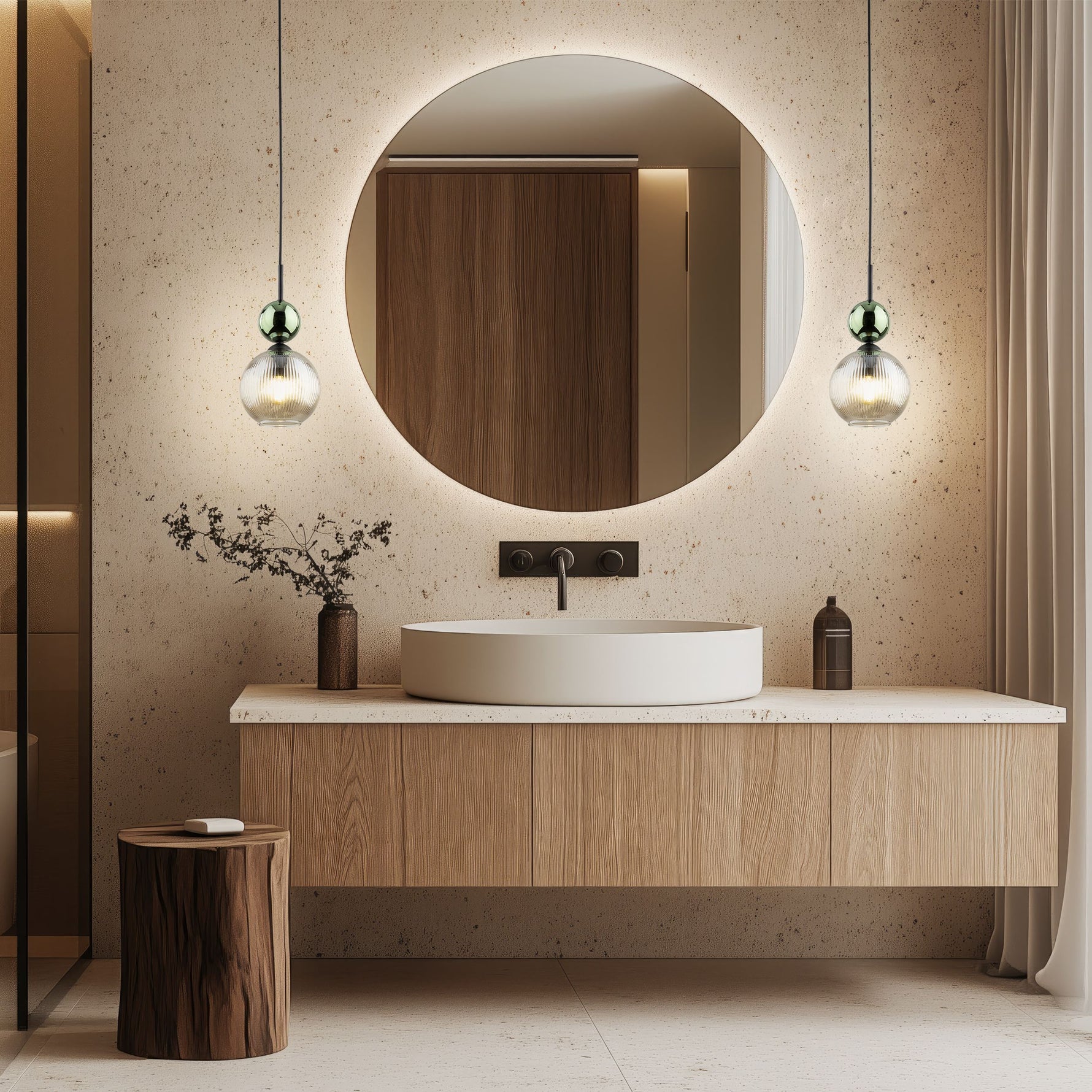 SOPHIA Grön Taklampa 1×E14