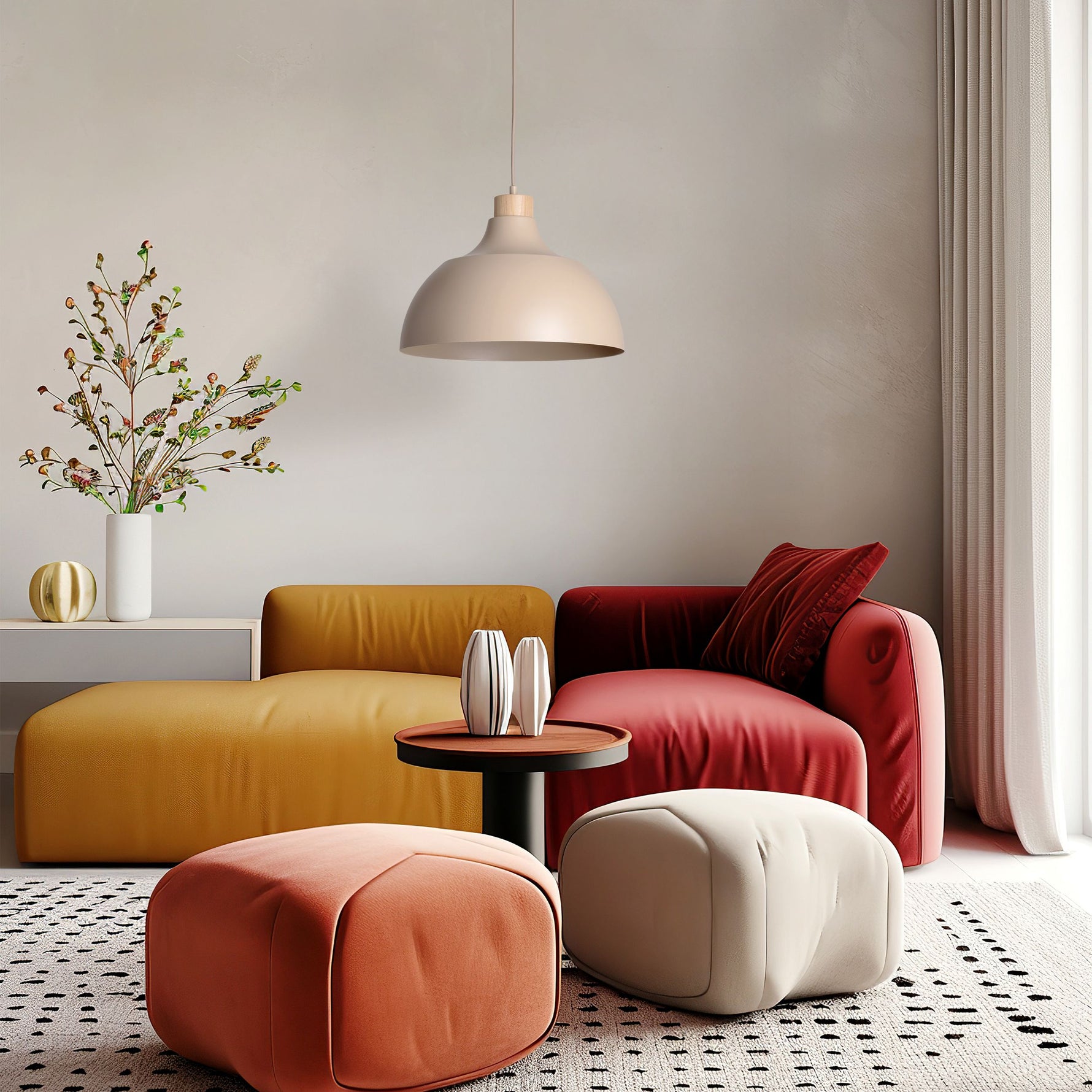 CAP Taklampa Sand Ø34cm