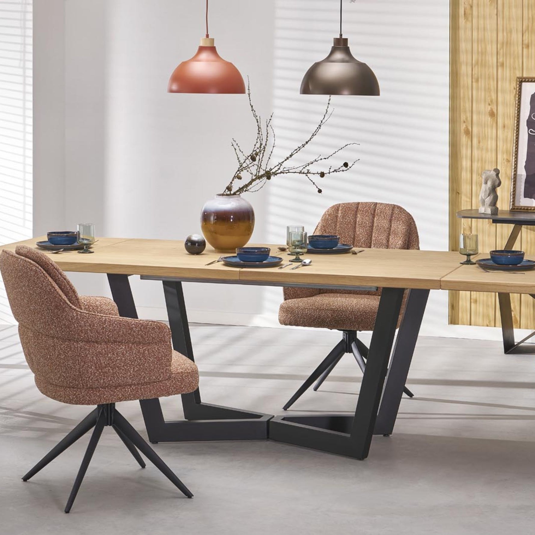 CAP Taklampa Röd Ø34cm