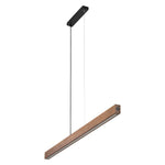 TEO LED Valnötspendellampa Ø126cm