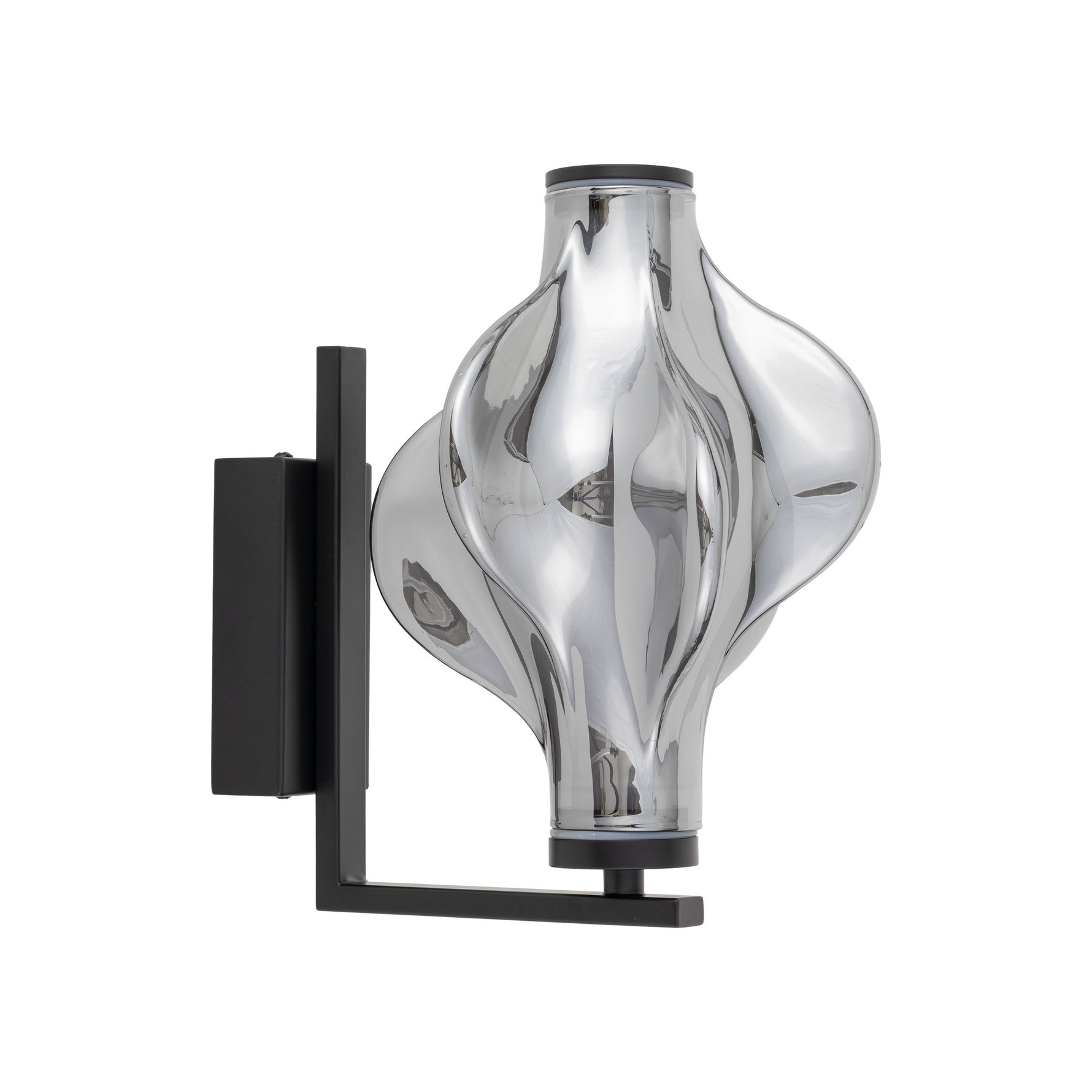 ÄLVA Svart Vägglampa LED 8W