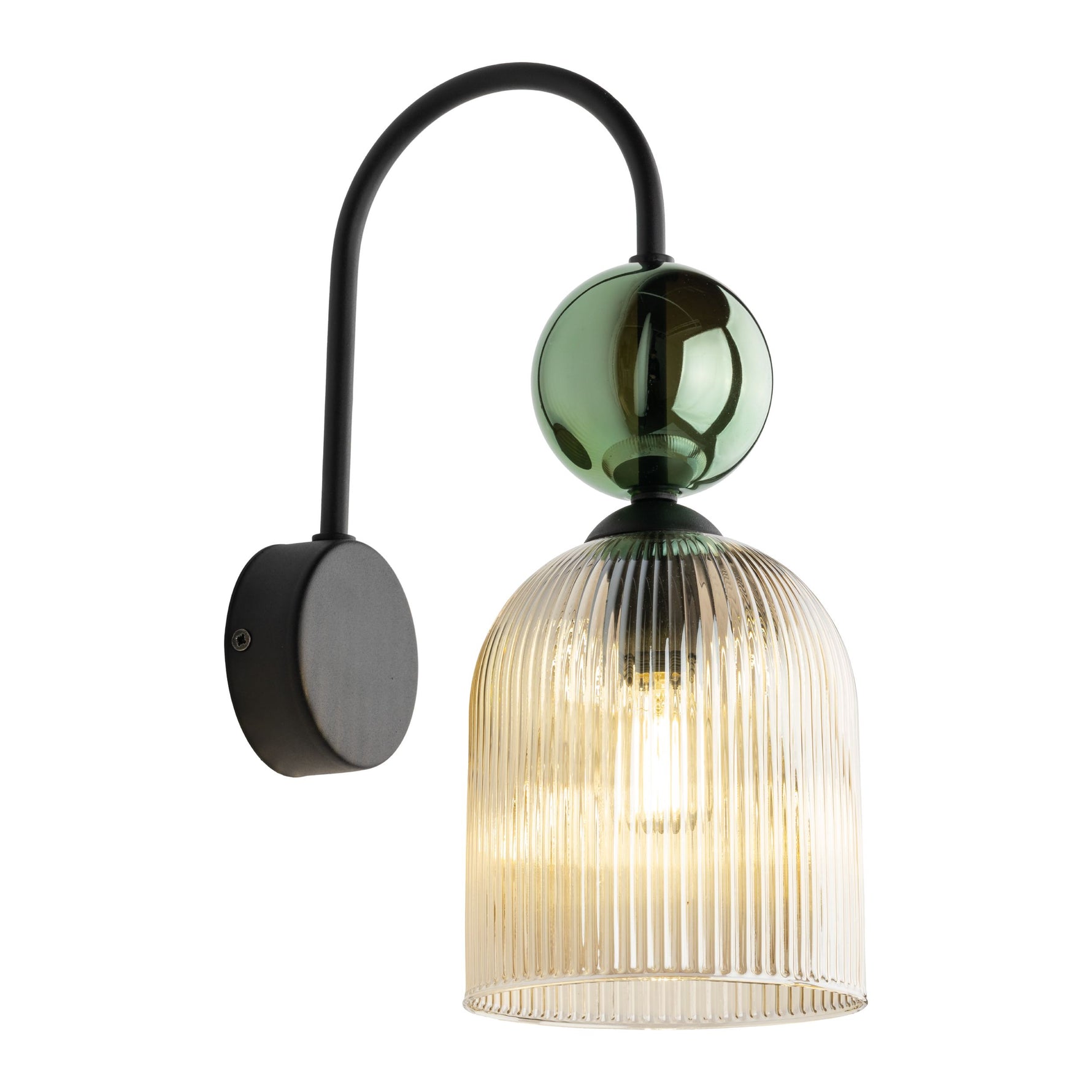 SOPHIA Grön Vägglampa 1×E14
