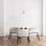 CAP Taklampa Vit Ø34cm