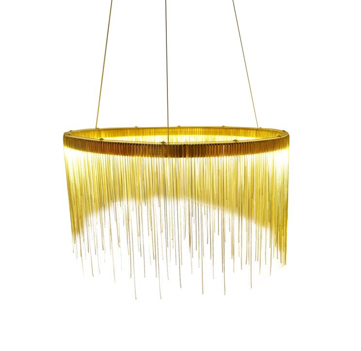 FONTANNA Guld Pendellampa 60CM